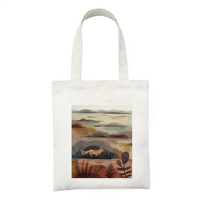 Art Print bevásárlótáska bevásárló kézitáska bolso bolsas de tela újrahasznosítható táska vásárlói táska összehajtható zsinór táska cabas szőtt markolat