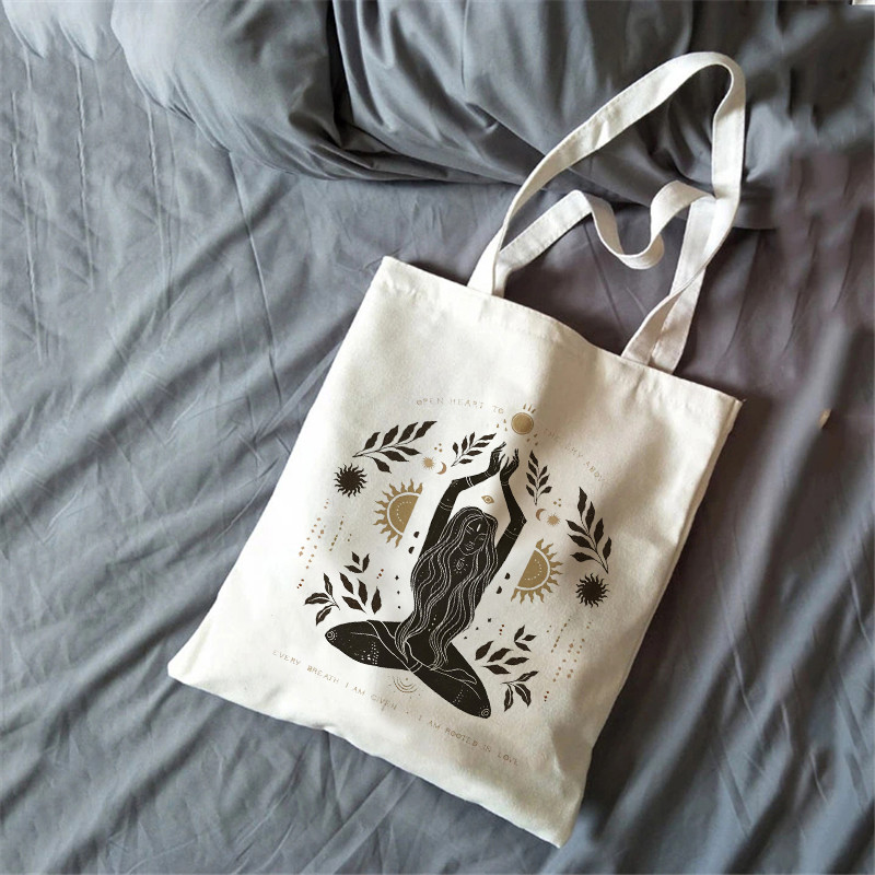 Art Print bevásárlótáska bevásárló kézitáska bolso bolsas de tela újrahasznosítható táska vásárlói táska összehajtható zsinór táska cabas szőtt markolat