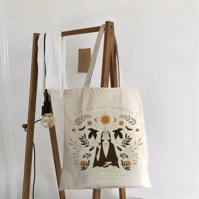 Art Print bevásárlótáska bevásárló kézitáska bolso bolsas de tela újrahasznosítható táska vásárlói táska összehajtható zsinór táska cabas szőtt markolat