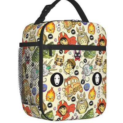 Studio Ghibli Anime Mans kaimiņš Totoro izolēta pusdienu soma atkārtoti lietojama Hayao Miyazaki vēsāka termiskā pusdienu kase, piknika ceļojumi