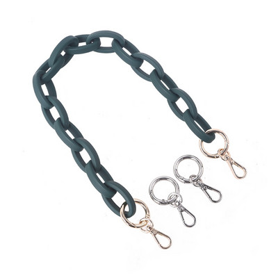 Gyanta erszénylánc fogantyúi táskapánt csere vállpántokhoz pénztárcák kiegészítők készítése kézitáska dekorációhoz