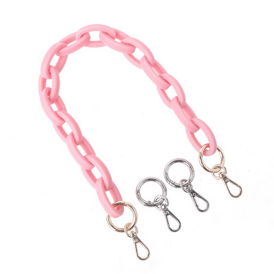 Gyanta erszénylánc fogantyúi táskapánt csere vállpántokhoz pénztárcák kiegészítők készítése kézitáska dekorációhoz