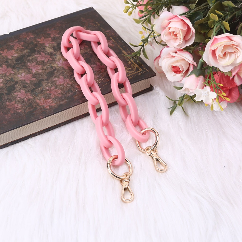 Gyanta erszénylánc fogantyúi táskapánt csere vállpántokhoz pénztárcák kiegészítők készítése kézitáska dekorációhoz