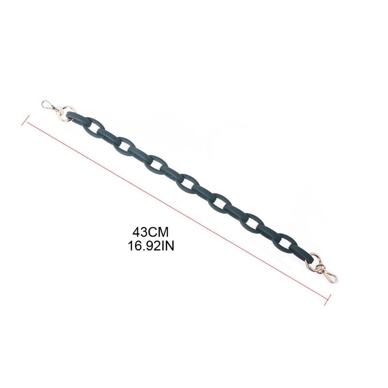 Gyanta erszénylánc fogantyúi táskapánt csere vállpántokhoz pénztárcák kiegészítők készítése kézitáska dekorációhoz