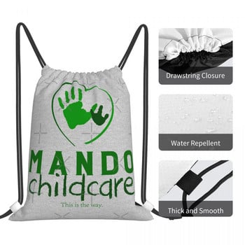 Mando Childcare Τσάντες με κορδόνια Σακίδια Τσάντα Παπούτσια Γυναικεία Τσάντα Χαριτωμένο Σχολικό Σακίδιο πλάτης