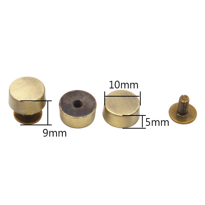 20 tk / partii kott põhja trukid needid nahast nööpide jaoks kruvi kingade jaoks riided riistvara rihma tarvikud jalad