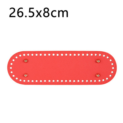 26.5x8cm Poșete de mână pentru femei DIY, lucrate manual, ovale, cu fund lung, Accesorii pentru genți de tricotat, genți de umăr, pe spate