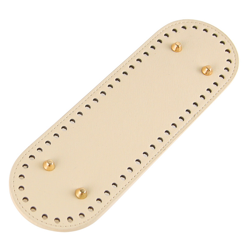 26.5x8cm Poșete de mână pentru femei DIY, lucrate manual, ovale, cu fund lung, Accesorii pentru genți de tricotat, genți de umăr, pe spate