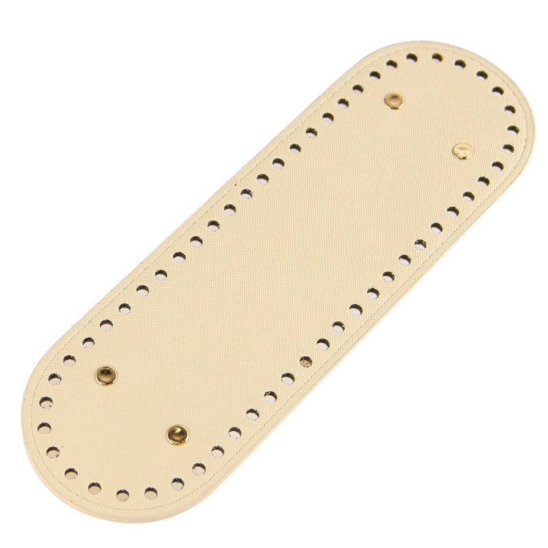 26.5x8cm Poșete de mână pentru femei DIY, lucrate manual, ovale, cu fund lung, Accesorii pentru genți de tricotat, genți de umăr, pe spate