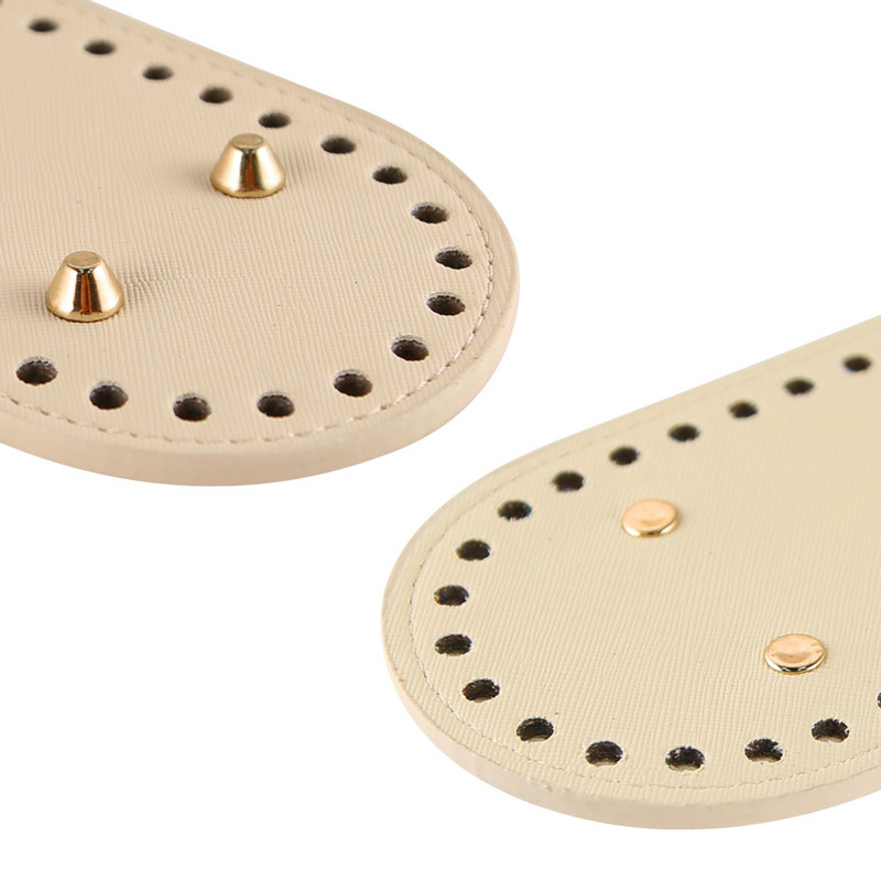 26.5x8cm Poșete de mână pentru femei DIY, lucrate manual, ovale, cu fund lung, Accesorii pentru genți de tricotat, genți de umăr, pe spate