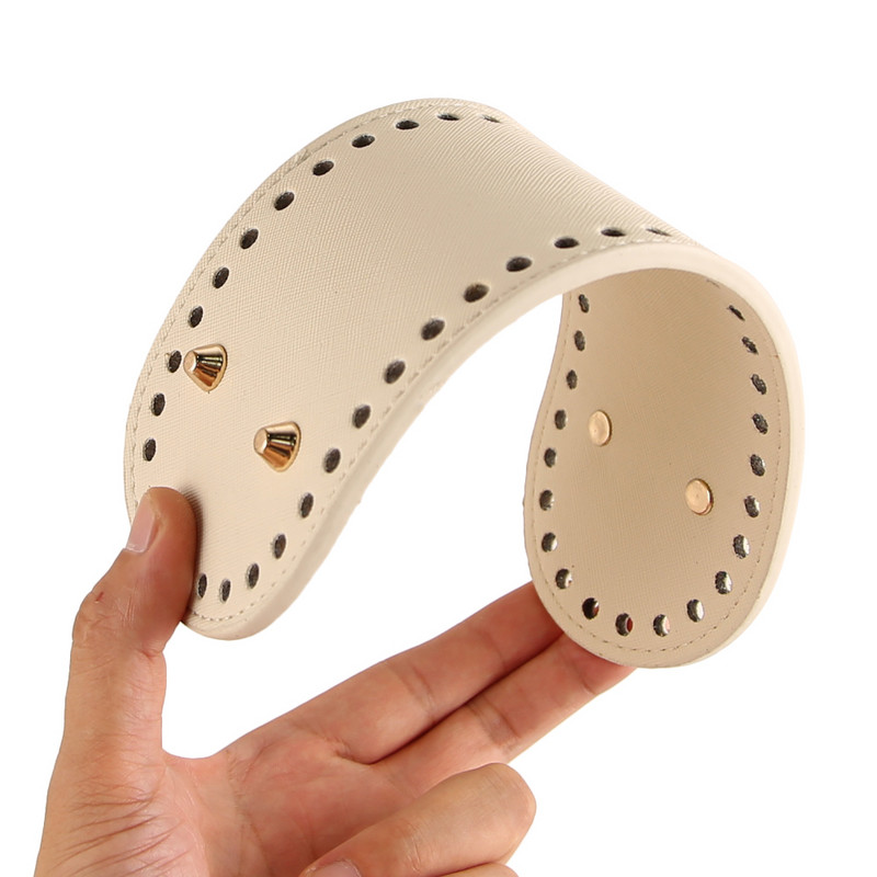 26.5x8cm Poșete de mână pentru femei DIY, lucrate manual, ovale, cu fund lung, Accesorii pentru genți de tricotat, genți de umăr, pe spate