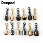 10db Deepeel fém táska akasztó csatok divat poggyász ötvözet bojt dugó kötél csat barkács ruházat dekorációs anyag BD445