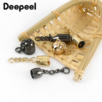10Pcs Deepeel Metal Bag Висящи катарами Модни сплави за багаж Пискюл Стопер Катарама за въже Направи си сам Материал за декорация на дрехи BD445