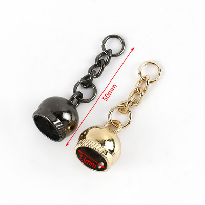 10db Deepeel fém táska akasztó csatok divat poggyász ötvözet bojt dugó kötél csat barkács ruházat dekorációs anyag BD445