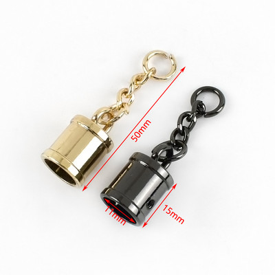 10db Deepeel fém táska akasztó csatok divat poggyász ötvözet bojt dugó kötél csat barkács ruházat dekorációs anyag BD445