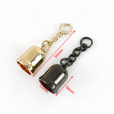 10db Deepeel fém táska akasztó csatok divat poggyász ötvözet bojt dugó kötél csat barkács ruházat dekorációs anyag BD445