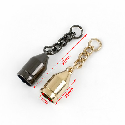 10db Deepeel fém táska akasztó csatok divat poggyász ötvözet bojt dugó kötél csat barkács ruházat dekorációs anyag BD445