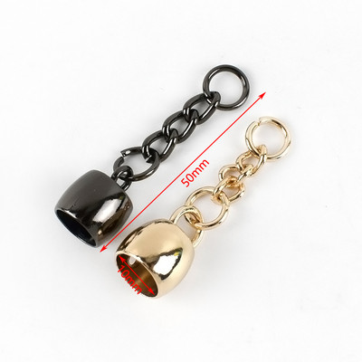 10db Deepeel fém táska akasztó csatok divat poggyász ötvözet bojt dugó kötél csat barkács ruházat dekorációs anyag BD445