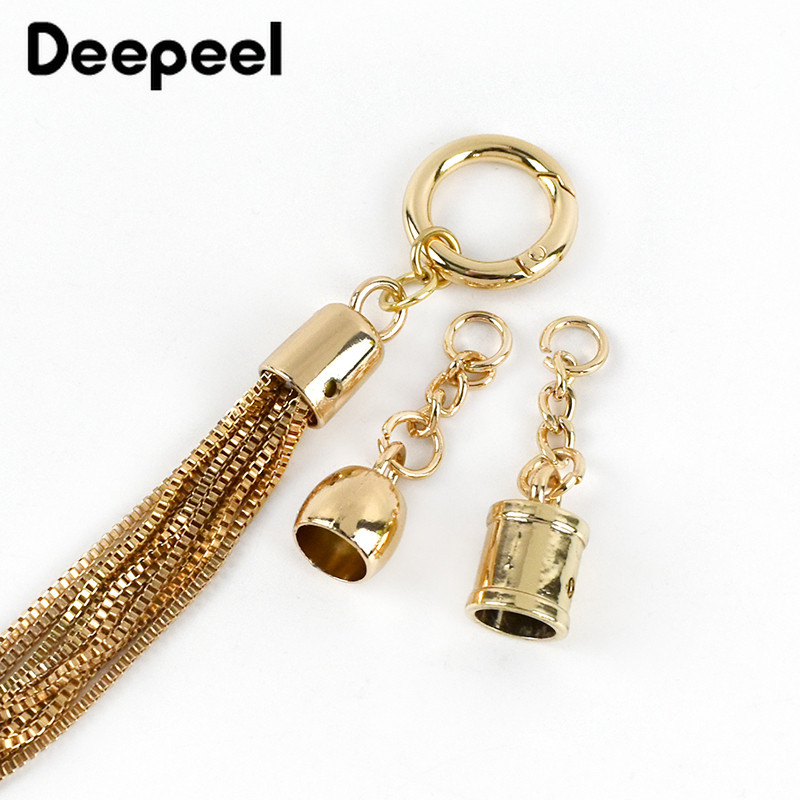 10db Deepeel fém táska akasztó csatok divat poggyász ötvözet bojt dugó kötél csat barkács ruházat dekorációs anyag BD445