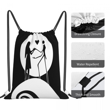 Nightmare Before Drawstring Τσάντες Σακίδια πλάτης Θήκες Αθλητικές Τσάντες Προσαρμοσμένη θήκη Σχολική Τσάντα παπουτσιών