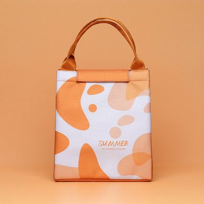 PURDORED 1 bucată nouă geantă de prânz pentru femei Geantă pentru cutie Bento pentru picnic, organizator termic de călătorie, izolată, impermeabilă.