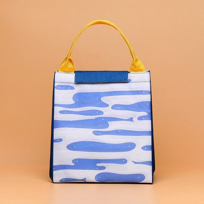 PURDORED 1 bucată nouă geantă de prânz pentru femei Geantă pentru cutie Bento pentru picnic, organizator termic de călătorie, izolată, impermeabilă.