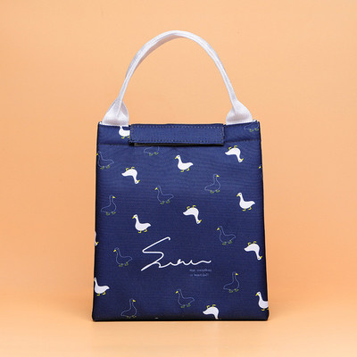 PURDORED 1 bucată nouă geantă de prânz pentru femei Geantă pentru cutie Bento pentru picnic, organizator termic de călătorie, izolată, impermeabilă.