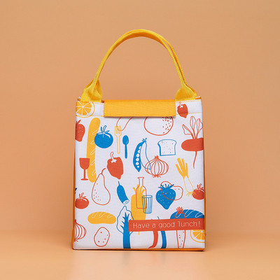 PURDORED 1 bucată nouă geantă de prânz pentru femei Geantă pentru cutie Bento pentru picnic, organizator termic de călătorie, izolată, impermeabilă.