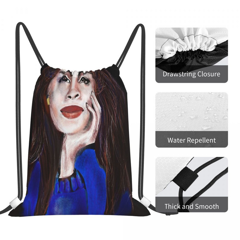 Nostalgic Artistic Julia Roberts Genți cu șnur Rucsacuri Geanta pentru copii Genți cu șnur Geantă pentru copii Geanta pentru copii din material textil