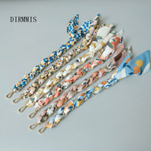 Nova moda proljeće ljeto ženska torbica Dodatni dio lančića Odvojivi zamjenski cvjetni svileni pamučni remen za šal Ženski lanac