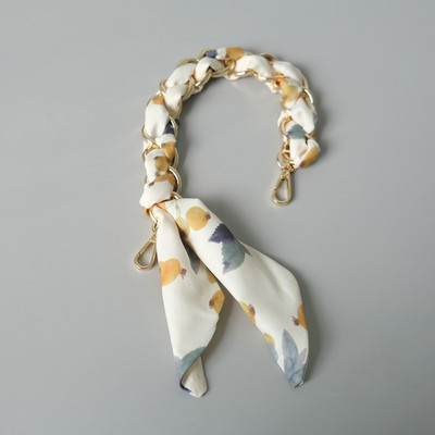 Nova moda proljeće ljeto ženska torbica Dodatni dio lančića Odvojivi zamjenski cvjetni svileni pamučni remen za šal Ženski lanac