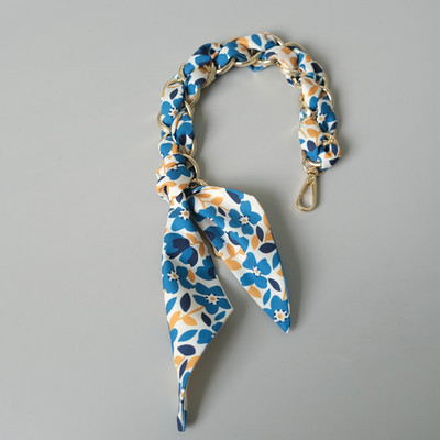 Nova moda proljeće ljeto ženska torbica Dodatni dio lančića Odvojivi zamjenski cvjetni svileni pamučni remen za šal Ženski lanac