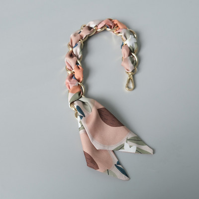 Nova moda proljeće ljeto ženska torbica Dodatni dio lančića Odvojivi zamjenski cvjetni svileni pamučni remen za šal Ženski lanac