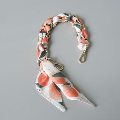 Nova moda proljeće ljeto ženska torbica Dodatni dio lančića Odvojivi zamjenski cvjetni svileni pamučni remen za šal Ženski lanac