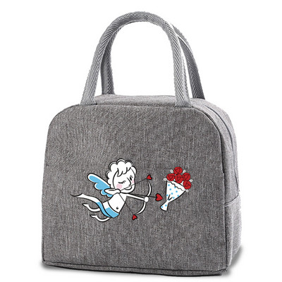 Izolēta pusdienu vakariņu soma Audekls Bento rokassomu dzesētāji dzērieni Ēdieni Tote Skolas ceļojumu piknika soma Termiskā pārtikas soma uzglabāšanas maisiņš