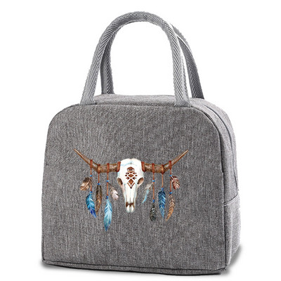 Izolēta pusdienu vakariņu soma Audekls Bento rokassomu dzesētāji dzērieni Ēdieni Tote Skolas ceļojumu piknika soma Termiskā pārtikas soma uzglabāšanas maisiņš