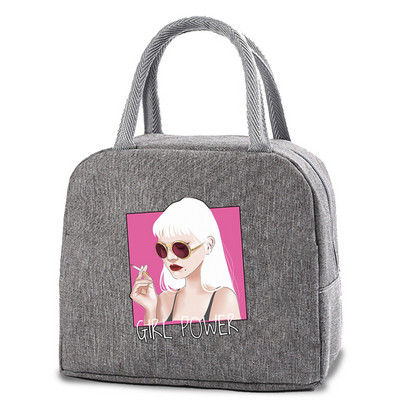 Izolēta pusdienu vakariņu soma Audekls Bento rokassomu dzesētāji dzērieni Ēdieni Tote Skolas ceļojumu piknika soma Termiskā pārtikas soma uzglabāšanas maisiņš