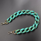 MM FOND Promocija remen za torbicu od smole za žene crno-bijele modne torbe za djevojke remeni za debele i jake remenčiće za velike veličine