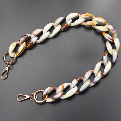 MM FOND Promocija remen za torbicu od smole za žene crno-bijele modne torbe za djevojke remeni za debele i jake remenčiće za velike veličine