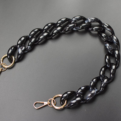 MM FOND Promocija remen za torbicu od smole za žene crno-bijele modne torbe za djevojke remeni za debele i jake remenčiće za velike veličine