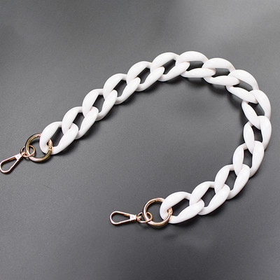 MM FOND Promocija remen za torbicu od smole za žene crno-bijele modne torbe za djevojke remeni za debele i jake remenčiće za velike veličine