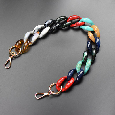 MM FOND Promocija remen za torbicu od smole za žene crno-bijele modne torbe za djevojke remeni za debele i jake remenčiće za velike veličine