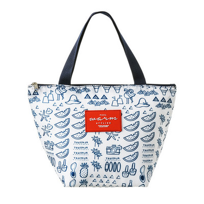 PURDORED 1 tk jahutuskott Moodne mitmevärviline naiste toidukott Veekindel termiline hommikusöögikarp Kaasaskantav reisipiknikukott