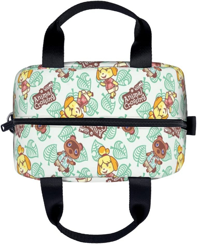 Animal Crossing szigetelt ebédlőtáska nőknek Férfi Nagy, újrafelhasználható ebédlődoboz irodai munkához Iskolai piknik strand felnőtteknek