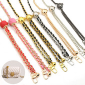 Dodaci za torbe Lanac za torbe DIY PU kožne metalne torbe Remen Podesivi remen za rame Chic Zlatna lopta za zamjenu preko tijela