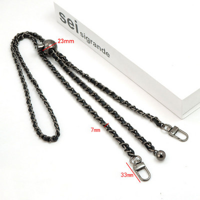 Dodaci za torbe Lanac za torbe DIY PU kožne metalne torbe Remen Podesivi remen za rame Chic Zlatna lopta za zamjenu preko tijela