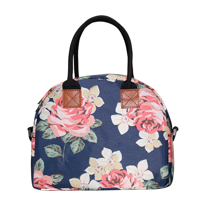 Hordozható ebédlőtáska Élelmiszer termikus doboz Tartós vízálló irodai hűtő ebédlődoboz vállpánttal, szigetelt tokkal