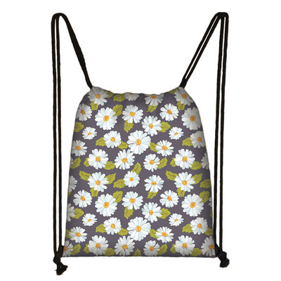 Perunike/runolist s printom cvijeća Torba s uzicom Ženske Kawaii naprtnjače s leptirima Ležerna pohrana za putovanja Djevojke Torba za knjige Poklon