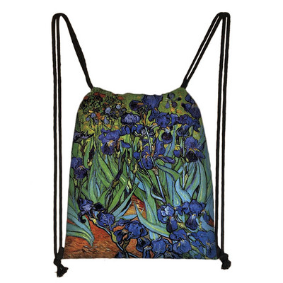 Perunike/runolist s printom cvijeća Torba s uzicom Ženske Kawaii naprtnjače s leptirima Ležerna pohrana za putovanja Djevojke Torba za knjige Poklon