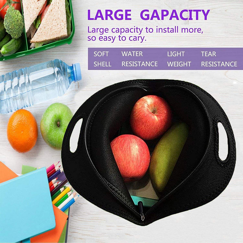 Suncokret u boci Izolirana neoprenska torba za ručak Torba ručna torba Kutija za ručak Spremnik za hranu Gourmet torbica Torbica za hlađenje za školski rad